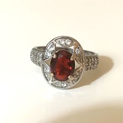 Ruby Fashion Ring, Size 7.5