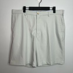 Peter Millar Salem Performance Golf Shorts Mens 36 Grey