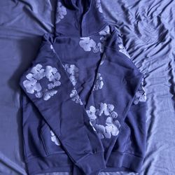 Denim Tears Cotton Wreath Hoodie “Black Monochrome”