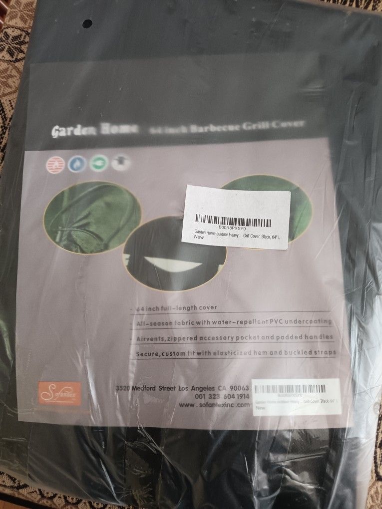 New Garden Home 64 In. Grill Cover