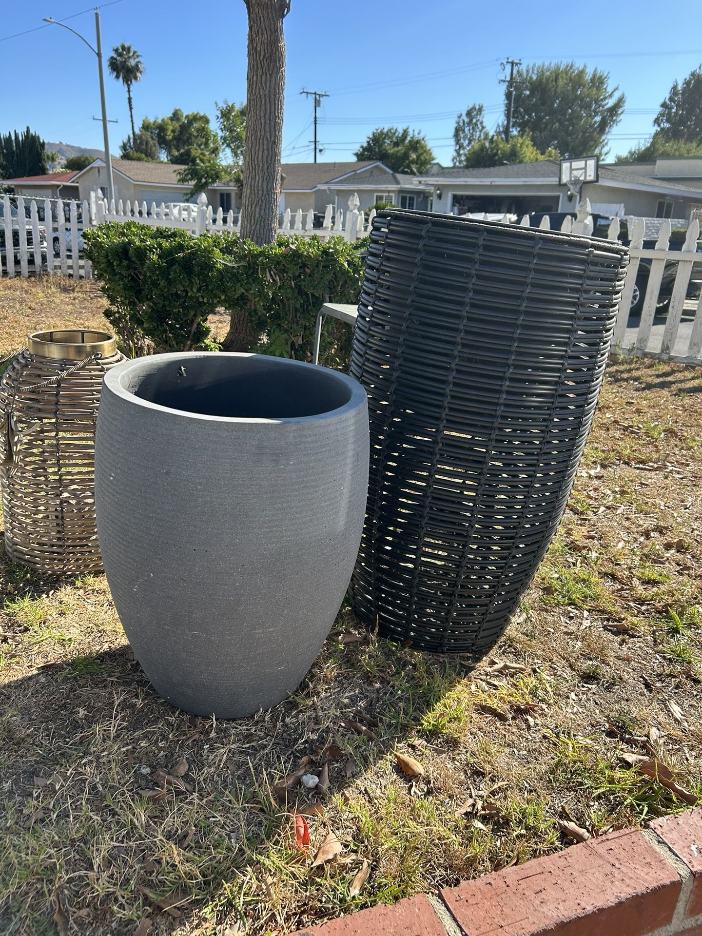 New plant pots