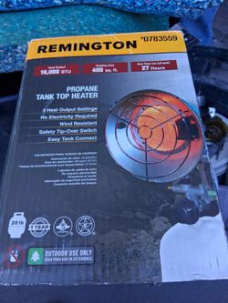 Propane heater and sanding