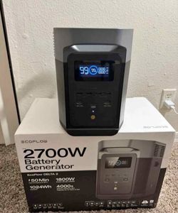 EcoFlow 2700w Battery Generator Delta 2