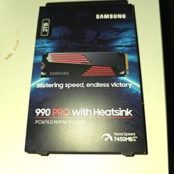 Samsung 990 Pro Tb New In Box With Heatsink 