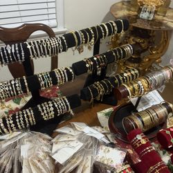 Stainless Steel Jewelry Sets Chains Bracelets Necklaces Earrings Styles Mix