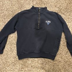 Men’s Large Quarter Zip Pullover (Used)(Navy Blue) (EMS)