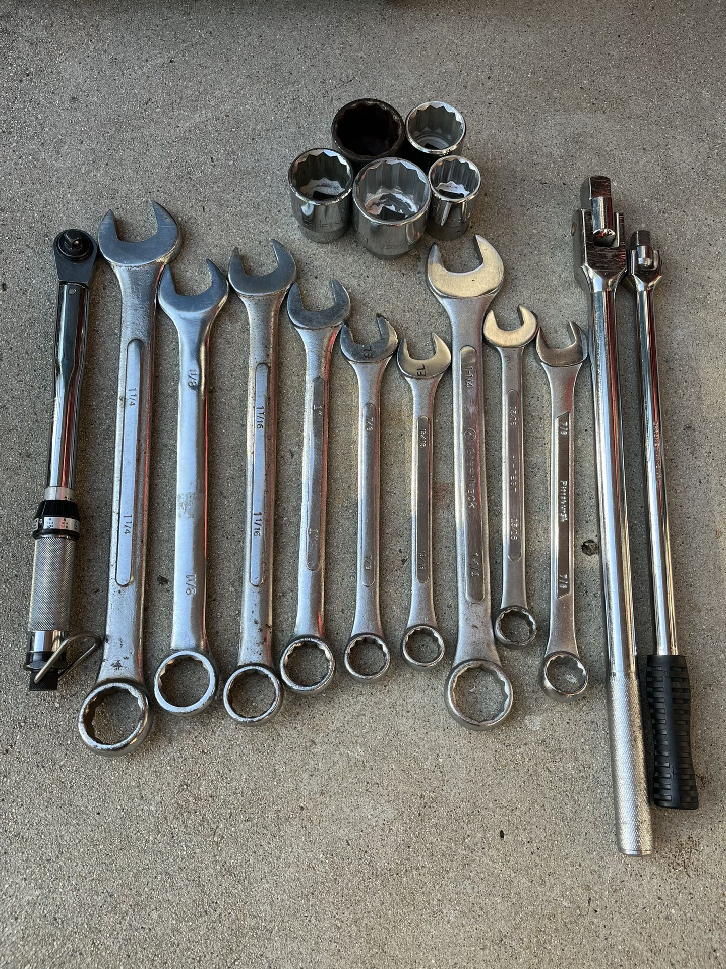 Large Wrenches And Sockets
