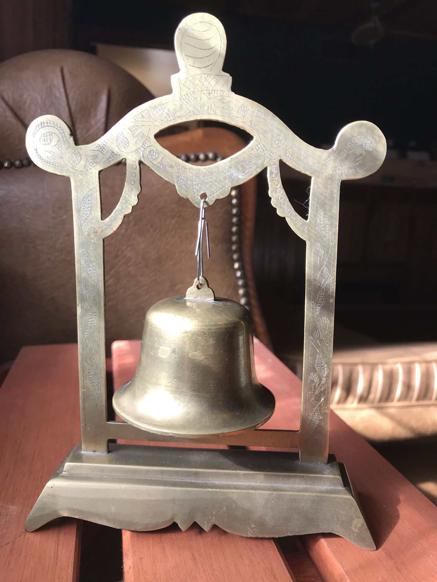 Antique Chinese brass bell