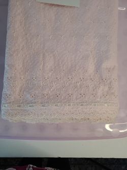 Corrugated Cotton Eyelet...light pink 