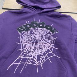 Spider Hoodie Purple 
