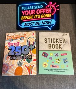 Two Sticker Books Bundle