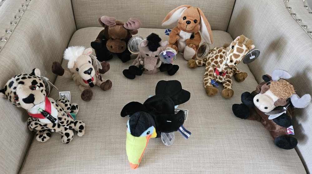 1999 Coca Cola Beanie Bundle