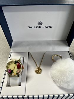 A Watch , Necklace & Key Chain Gift Set