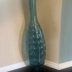 Blue Glass Vase
