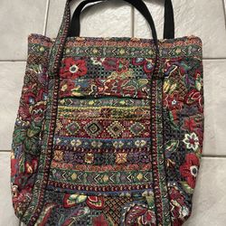 Colorful Patterned large Tote Bag approx H20”w17”