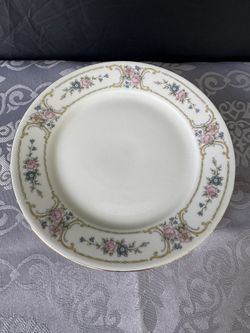 Johann Haviland: “PRIMROSE”, Dessert PLATE, set of 4, Bavaria, Germany, VINTAGE, (replacement)