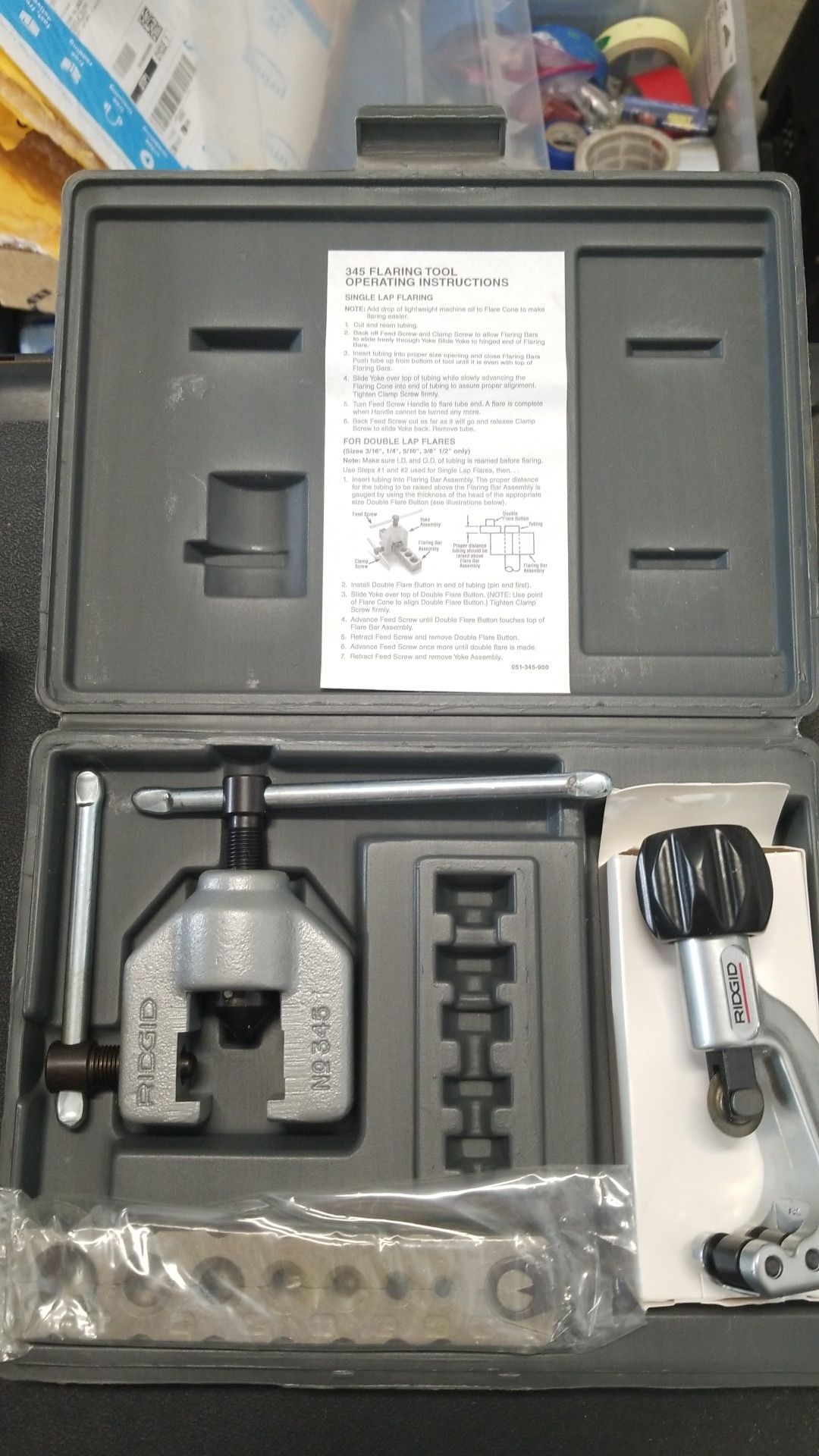 Rigid 345 Flaring tool kit NEW