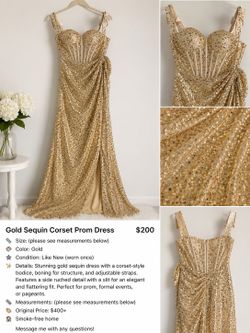 Gold dress