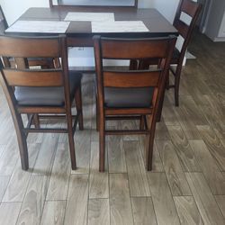 Table 4 Chairs + Bench 