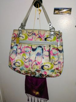 Vintage coach tote bag pickup only cash