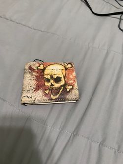 Skeleton wallet.