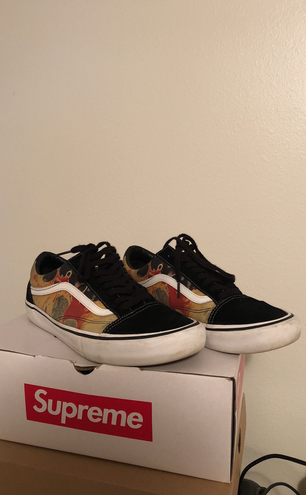 Supreme X Andres Serrano Blood and Semen Old Skool Vans for Sale