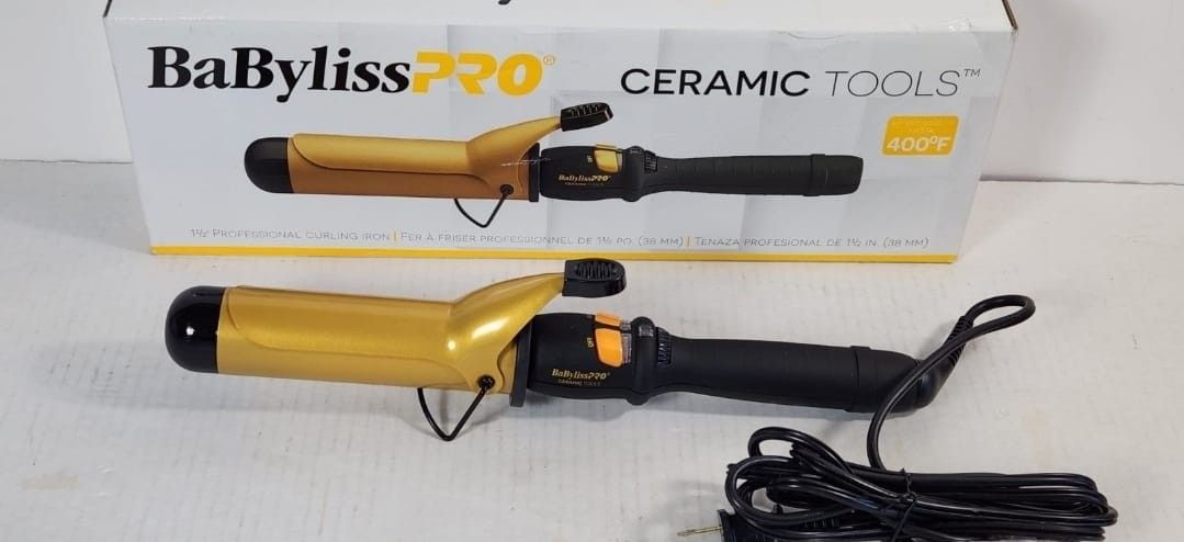 BaBylissPRO Ceramic Tools Spring Curling Iron #1037