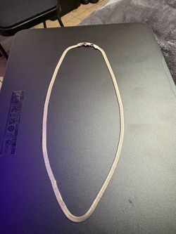 Sterling silver flat chain