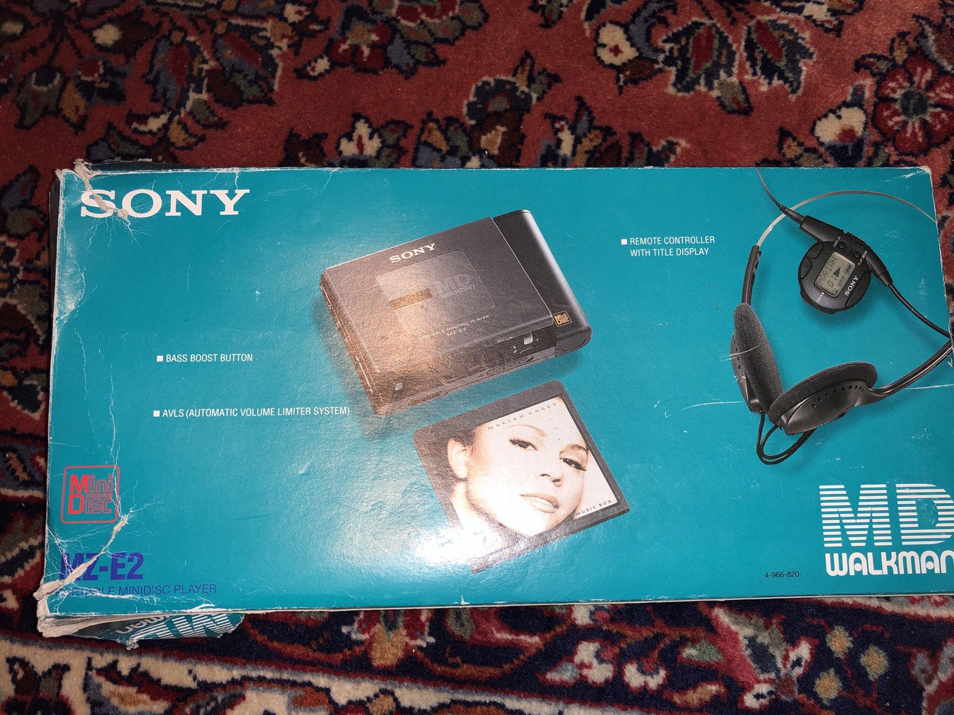 Sony MD Walkmans (Qty. 2) MZ-E2 brand new never used minidisc players with original remote headphones charger battery