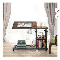 Tribesigns Height Adjustable C Table