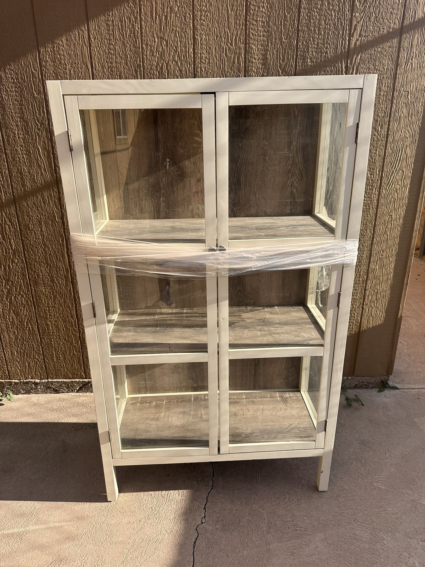 Library Cabinet with Glass