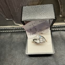 Sterling Silver CZ Ring 
