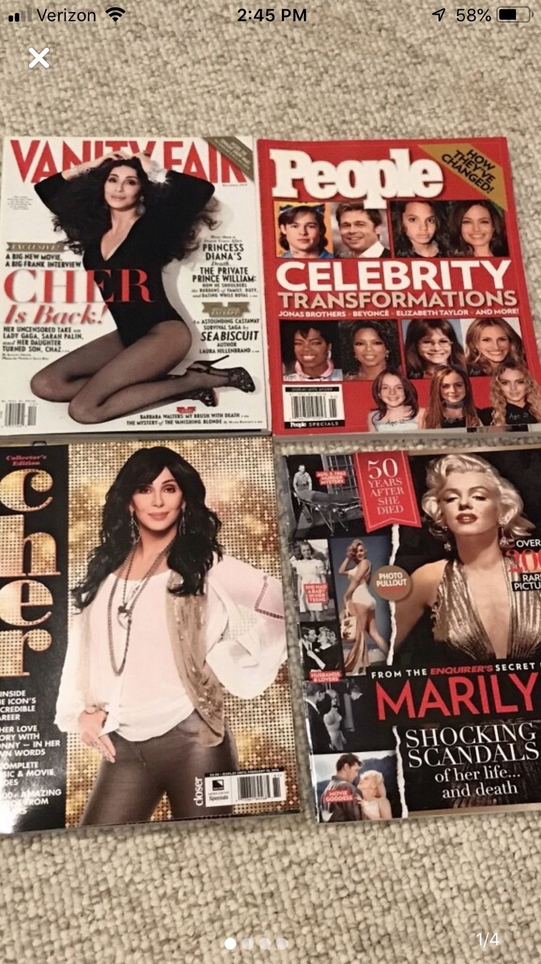 Celebrity Icon collector magazines/book