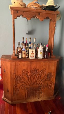 Mexican wood bar