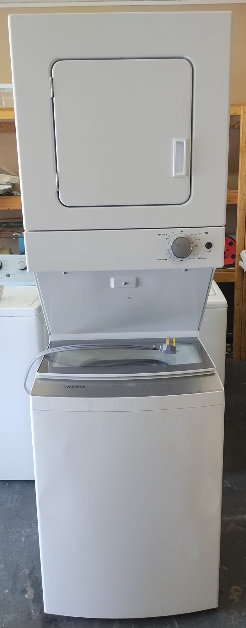 Nice Whirlpool Washer And Electric Dryer Stackable