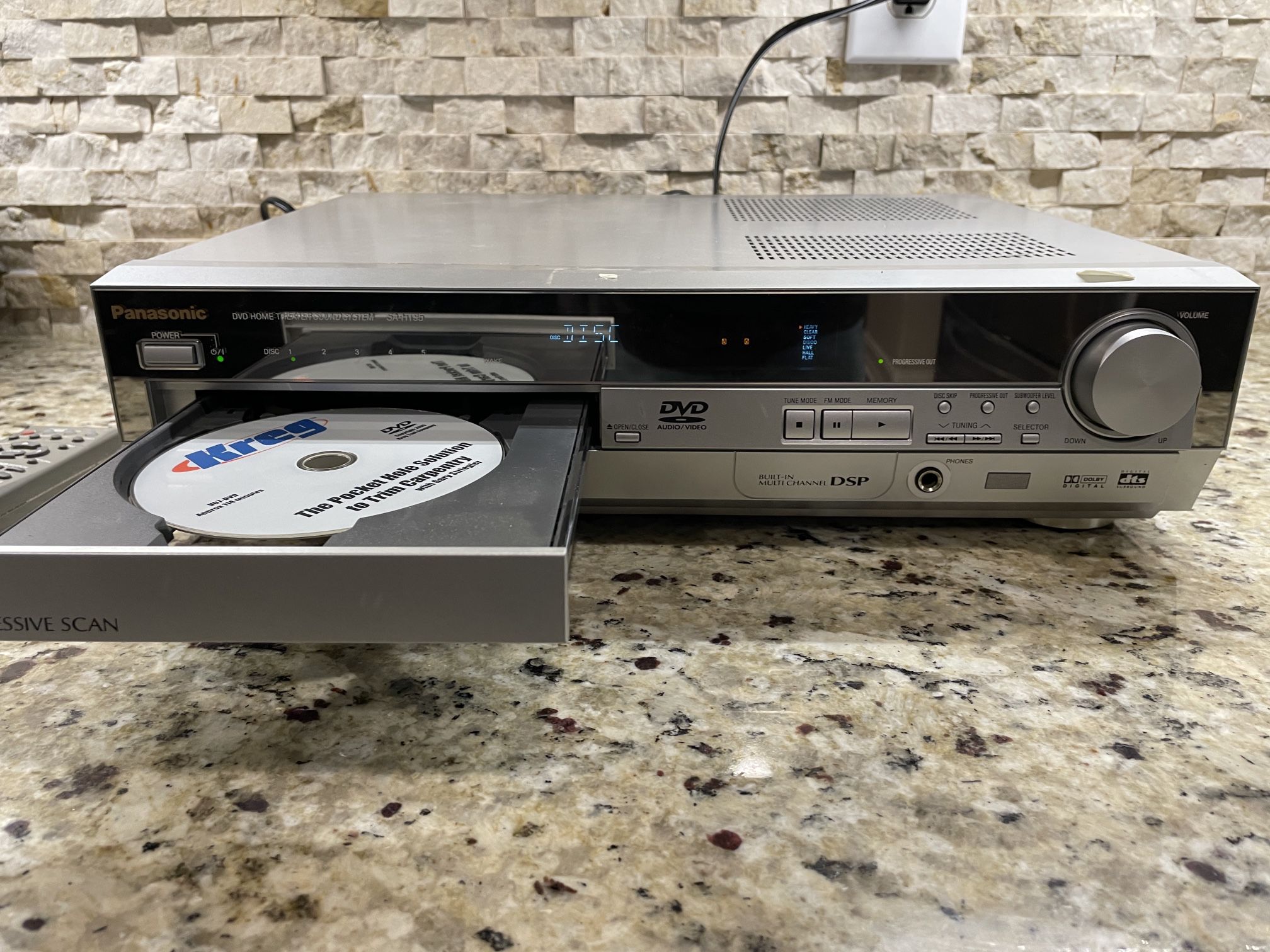 PANASONIC SA-HT95 DVD PLAYER AND AMPLIFIER Only Tested Works