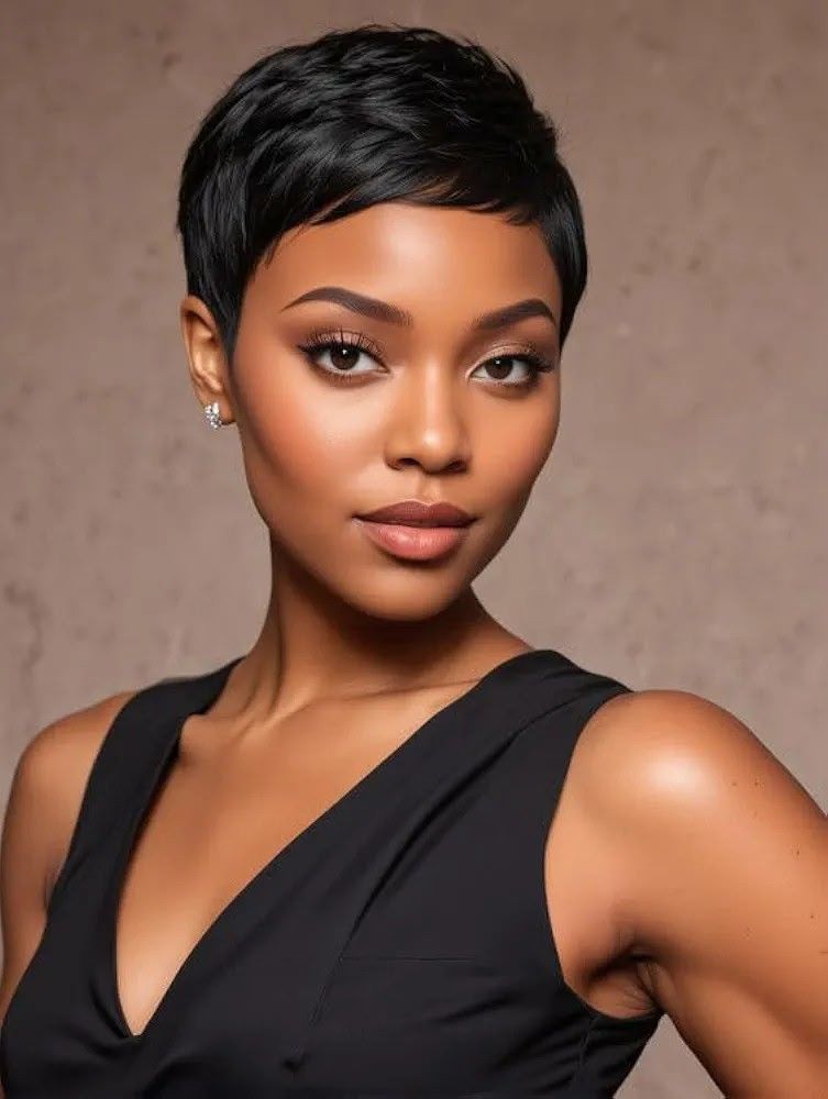 Synthetic Natural Short Cut Wig