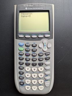 Texas instruments Ti84 plus silver edition