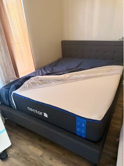 Queen Nectar Mattress & Bed Frame