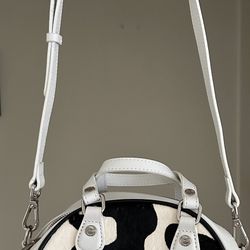 Von Dutch Cow Print Bag With Strap