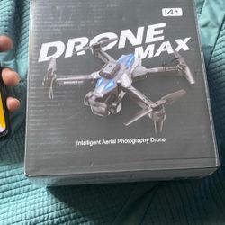 Brand new black drone with HD camera
