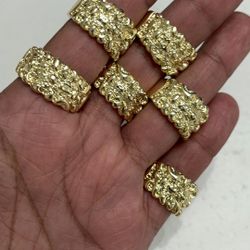 Gold Nugget Ring 