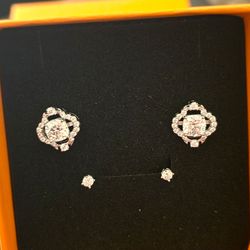 Womens Moissanite Earrings