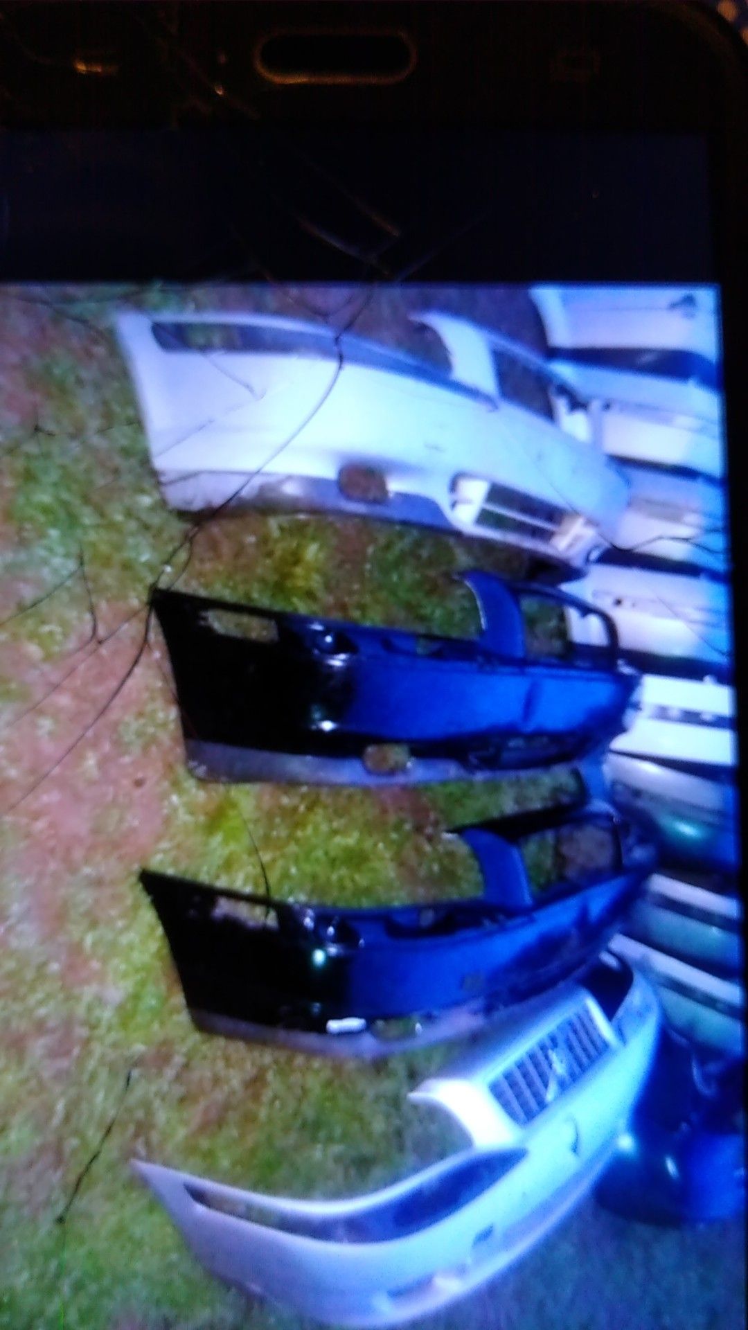 Different model Volvo bumpers