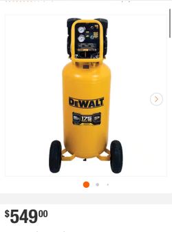 DEWALT 26 Gal. 175 PSI Ultra Quiet Portable Electric Air Compressor