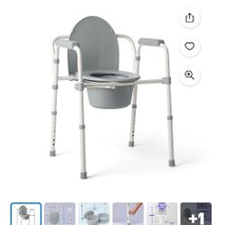 New Guardian 3 In 1 Bedside Cammode With Adjustable Legs