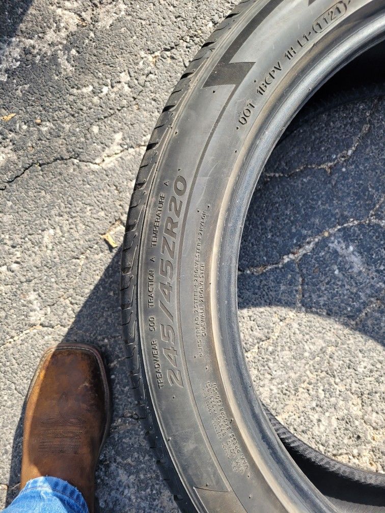 Tires 245/45 20r for Sale in San Antonio, TX OfferUp