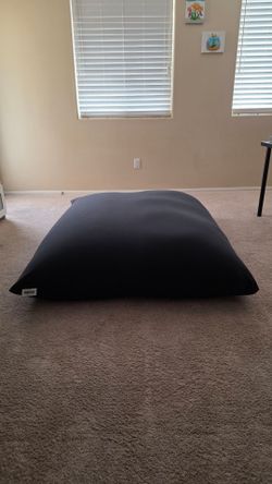 Yogibo Double Max Large Black Bean Bag Floor Pillow