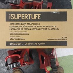 Cardboard Paint Spray Shield 50 Pack  / Individuals Available 