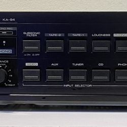 Vintage KENWOOD KA-94 STEREO INTEGRATED AMPLIFIER Tuner Receiver Tested & Works (#718)